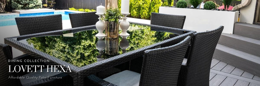Outdoor Patio Dining Tables & Chairs