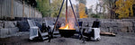Outdoor Fire Pits, Concrete Fire Tables, and Log Holders in Ontario.