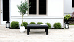 Adorna Black Patio Furniture Coffee Table Recycled Plastic Outdoor Furniture Proudly made in Ontario, Canada