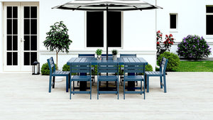 Grey Recycled Plastic Patio Furniture Adorna Dining Table Chairs WickerPark