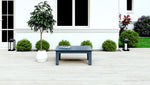 Grey Recycled Plastic Patio Furniture Adorna Slate Coffee Table WickerPark