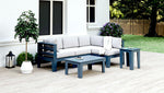 Grey Recycled Plastic Patio Furniture Sectional Adorna Slate Classique Open WickerPark