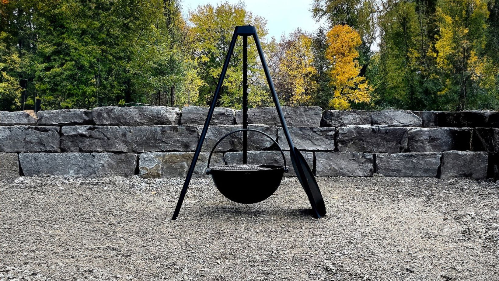 Hanging tripod fire pit best sale