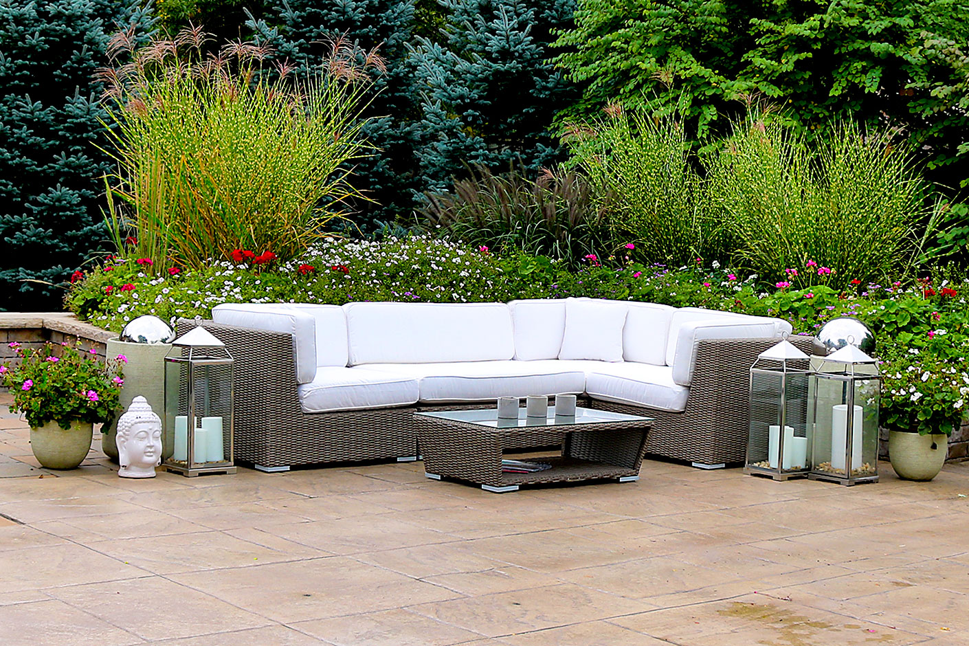 Sunbrella wicker patio sale furniture